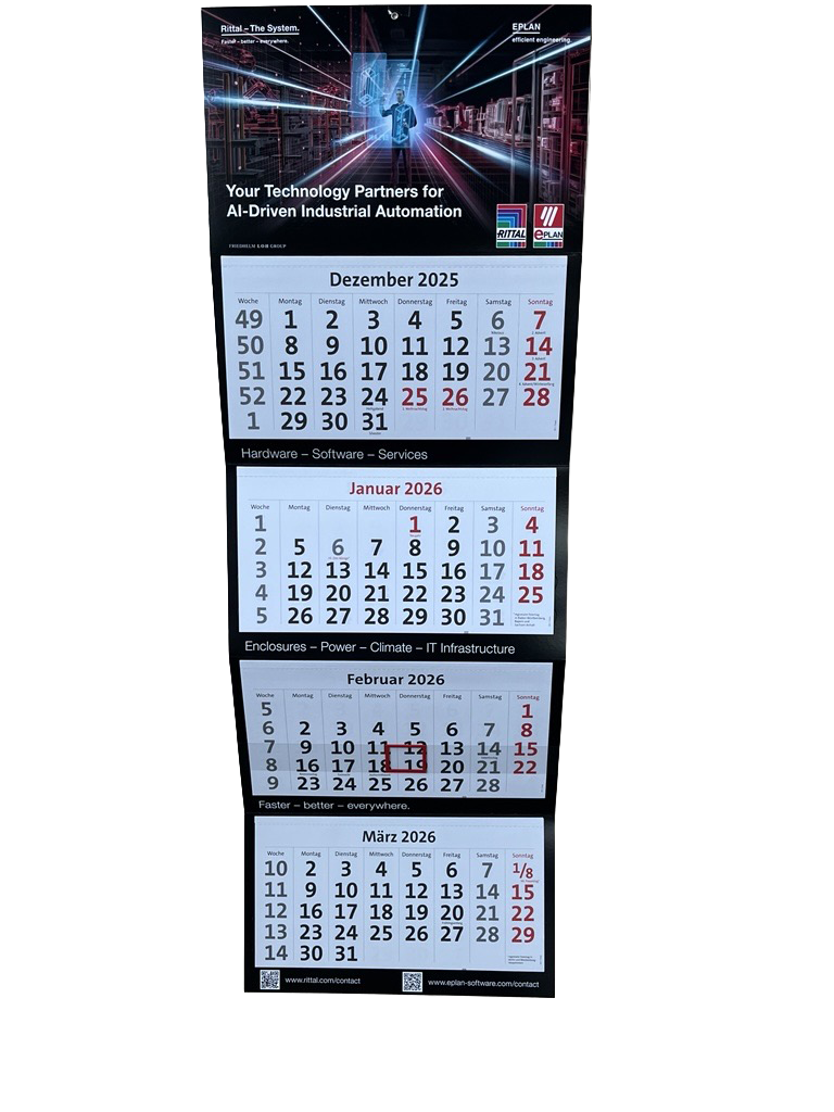 Rittal Eplan 4-Monatskalender 2026