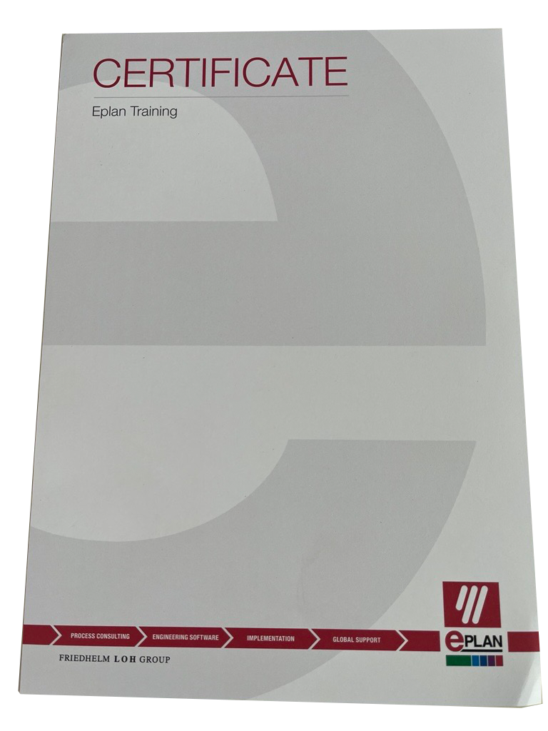 Eplan Certificate Training Eplan Certificate Training