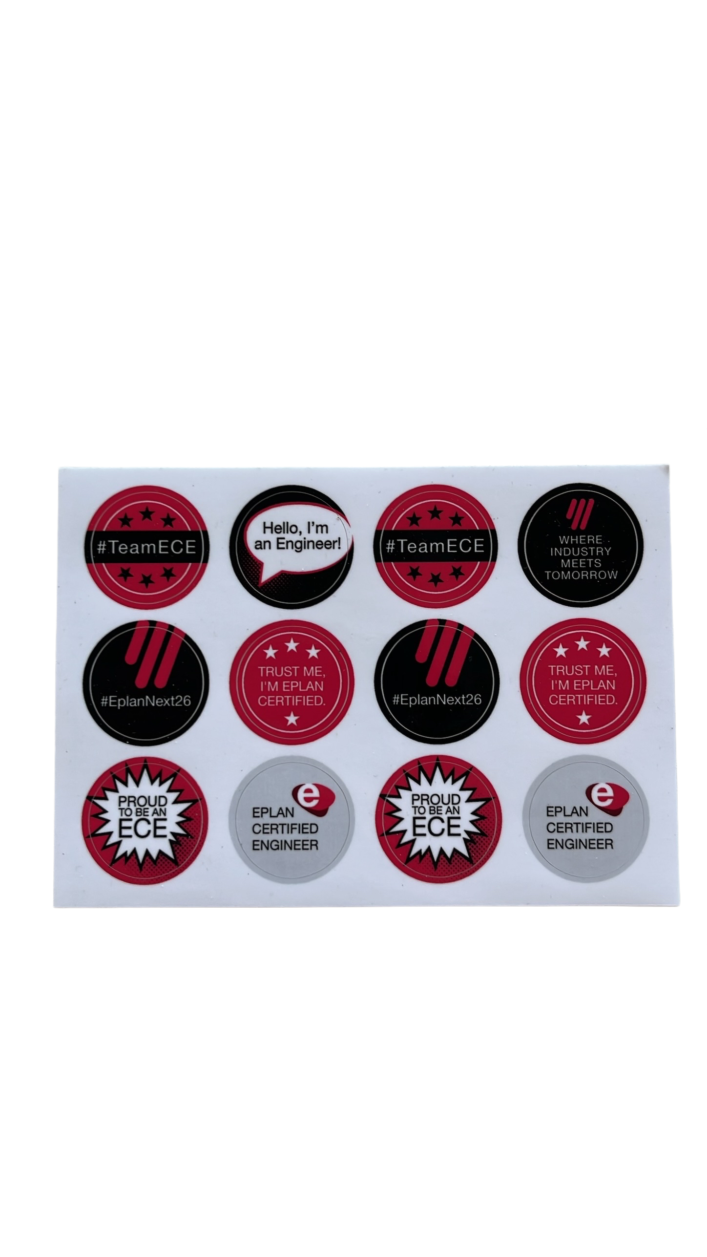 Eplan Certified Engineer Stickerbögen